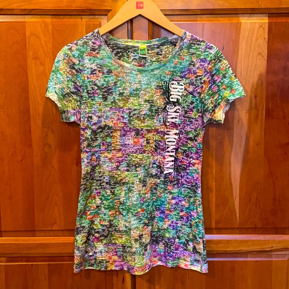 Women’s Kavio Size L Big Sky Montana Shirt EUC - Picture 1 of 5